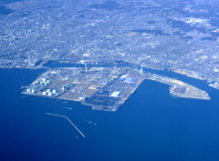 霞ヶ浦防波堤の写真
