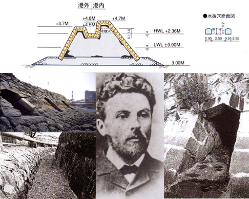 潮吹き防波堤の歴史と文化の写真